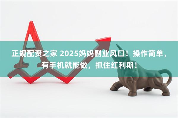 正规配资之家 2025妈妈副业风口！操作简单，有手机就能做，抓住红利期！
